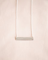 Cuillin Bar Necklace Accessories Jen Carter Pearson Silver