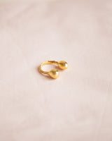 Seapod Ring Jewellery Jen Carter Pearson Yellow Gold Plated