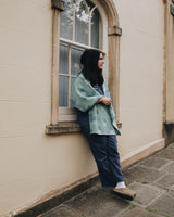 Scarf Faro North Sea + Eggshell Accessories Hilary Grant