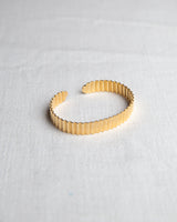 Classic Ondulée Bangle - Gold Vermeil Jewellery Olivia Taylor
