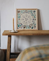 Wheel of the Year Riso Print Art María Poyato