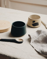 Stoneware Short Tumbler Black Homeware Carrick