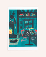 Ten Past Ten Risograph Print Artwork Rosanna Reade