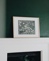 Off The Beaten Track Lino Print Art Prints by the Bay