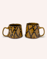 Checkered Mug – Yellow