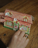 Cosy Cottage Advent Calendar Christmas Card Cards Western Sketch