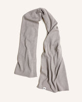 Wide Merino Scarf – Truffle Brown Knitwear Woolkind