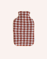 Hot Water Bottle – Rust Gingham Beauty & Wellness Chickpea