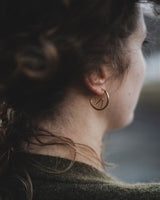 Cuillin Hoop Earrings Accessories Jen Carter Pearson Yellow gold plated