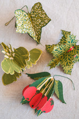 Festive Foliage & Robin Ornaments Homeware East End Press