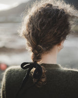Knitted Hair Ribbon - Black Accessories Rosana Expósito