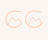 Large Cuillin Hoop Earrings Accessories Jen Carter Pearson