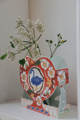 Swan & Thorn 3D Greeting Card Cards Art Angels