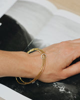 By The Sea Brass Bangle Jewellery Kelpi Studio