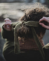 Knitted Hair Ribbon - Asparagus Accessories Rosana Expósito