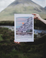 Winter Sunset in Scotland Artwork Modge Design Studio