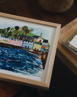 Portree Harbour Giclee A4 Print Artwork Alice Newman