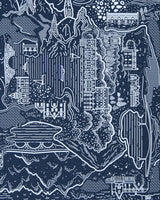 Isle of Skye Map Square Print Art Cityworks