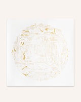 Isle of Skye Map Gold Print Art Cityworks