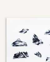 Black Cuillin Relief Print Art Olivia Lucy