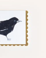 Blackbird Mini Greetings Card Homeware Wanderlust Paper