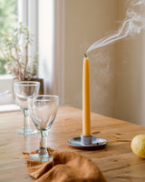 A pair of Beeswax Tall Candles Homeware Moorlands Candles