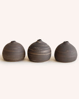 Skye Sand Vase in Black Marble - Small Homeware Emporium Julium
