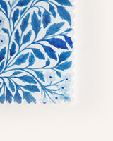 Blue Flora Thank You Greetings Card Homeware Wanderlust Paper