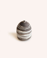 Skye Sand Vase in Black Marble - Medium Homeware Emporium Julium