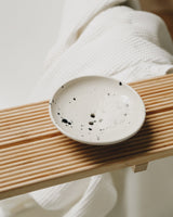 Speckled Green Soap Dish Homeware Clod & Pebble