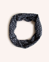 Circle Scarf Arrow Charcoal + Ecru Accessories Hilary Grant