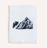 Sgurr nan Gillean Relief Print Art Olivia Lucy