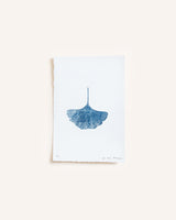 Ginkgo Leaf Breathe Embossing Art Megan Fatharly