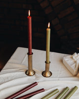 Olive & Red Dinner Candle Sticks Homeware St Eval Candle Company   