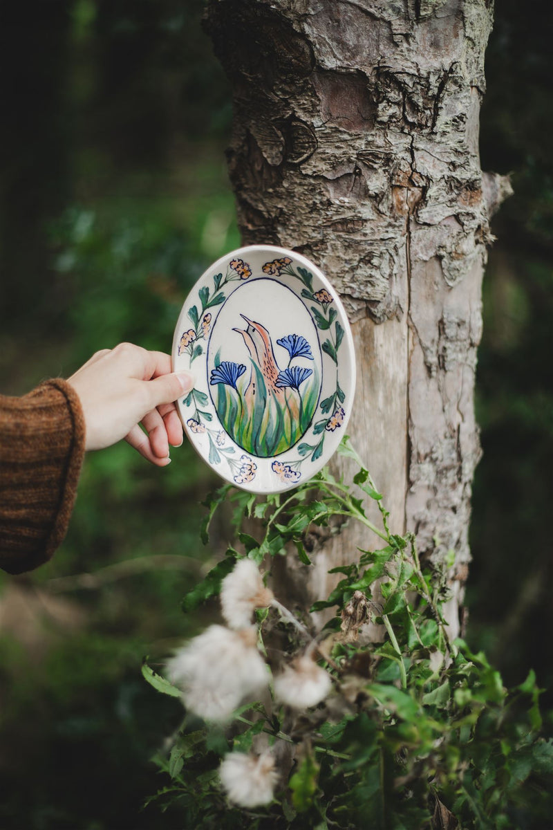 Corncrake Oval Plate