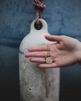 Chunky Buoy Pendant with Mini Barrel Accessories Heather McDermott 18ct Gold Plate