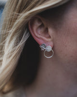 Mini Buoy Cluster Studs Accessories Heather McDermott Silver