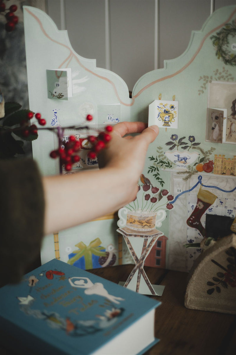 Festive Dutch Gable Advent Calendar Seasonal / Occasion Art Angels