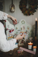 Festive Dutch Gable Advent Calendar Seasonal / Occasion Art Angels