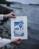 Sea Air Riso A4 Print Art Prints by the Bay