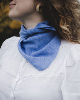 Neckerchief Sky Blue Knitwear Scarlet Knitwear
