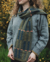 Small Scarf Garden - Olive & Rosehip Knitwear Hilary Grant