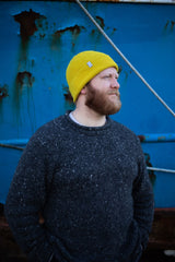 Lambswool Beanie - Mustard Knitwear Scarlet Knitwear