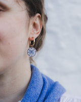 Poppy Charm Hoops