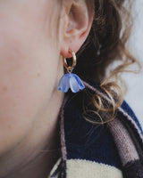 Tulip Hoops in Pale Blue Jewellery Wolf & Moon