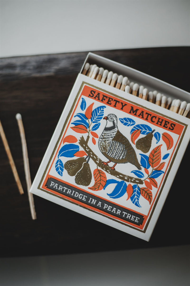 Partridge in a Pear Tree Matchbox Homeware Archivist