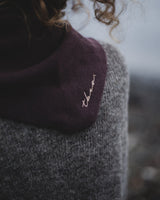 Merino Triangle Scarf – Brown Accessories The Tartan Blanket Co