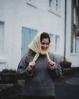 Pointelle Neckerchief – Buttermilk Knitwear Rove Knitwear