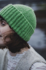 Catkin Hat – Field Green Knitwear Hilary Grant