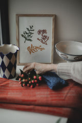 Skye Wildflowers Relief Print Art Olivia Lucy